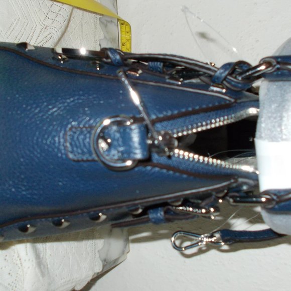 Michael Kors Ciara Blue New Shoulder Handbag - Picture 8 of 15